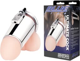 Blueline - Ultimate Cock Tease Cage Kuisheidskooi - Zilverkleurig — thumbnail 1