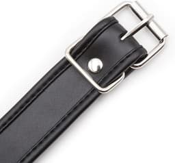 Banoch - Collar of O black - Zwart Pu Leer - halsband bdsm — thumbnail 7