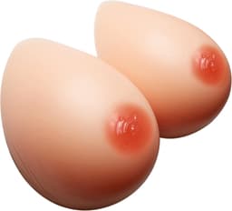 Borstprothese - 2-delige set - Cup D - Zelfklevend - 100% hypoallergene medische siliconen - kunstborst - Protheses - Nep Borst - Valse Borsten - fake boobs - Kunst Borst - Siliconen Huid - Crossdresser - Transgender - Travestiet - Body4Everybody — thumbnail 2