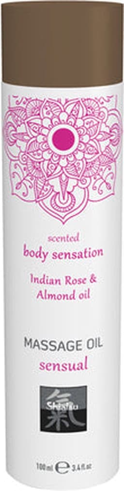 Sensual Massage Olie - Indiase Roos & Amandel — thumbnail 3
