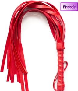 Finnacle - Erotische Zweep – BDSM – Seks zweep – Bondage – Sm zweepje – Leer – Rood — thumbnail 2