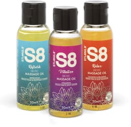 Stimul8 S8 Massage olie S8 Massage Oil Box 3x 50ml — thumbnail 4