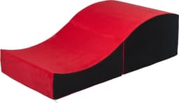 Sex meubel - rond - 120x50 cm - rood,zwart — thumbnail 1