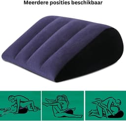 Sex Kussen - Meubel - Stoel voor Mannen & Vrouwen - BDSM - Rood en Zwart — thumbnail 5