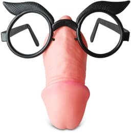 Penis met Bril & Wenkbrauwen – Hilarisch Fout Cadeau voor Vrijgezellenfeest of Verjaardag — thumbnail 1