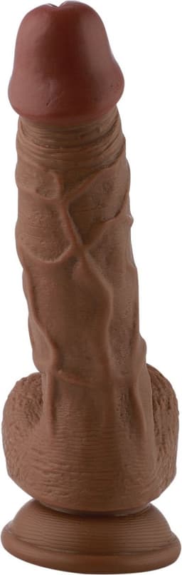 Dildo EZfunLok voor Auxfun Plus Seksmachine Bruin 21 cm — thumbnail 16