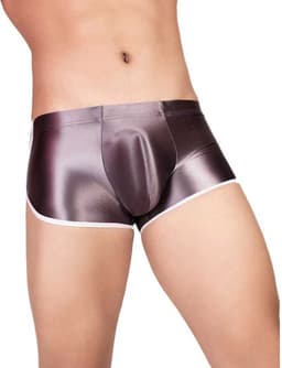 Glanzende erotische slip voor mannen - Maat S en XS - Zeer fijne stof - Erotische korte slip - Boxershort - Heren ondergoed sexy — thumbnail 1