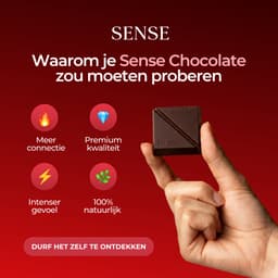 Sense Chocolate - libido verhogend - erotische booster - lustopwekker - libido verhogende chocolade - Sense chocolade - sense chocolate sex - 6 stuks — thumbnail 4