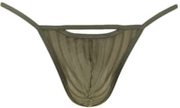 WOH heren microfiber G-string personal allure mesh groen — thumbnail 1