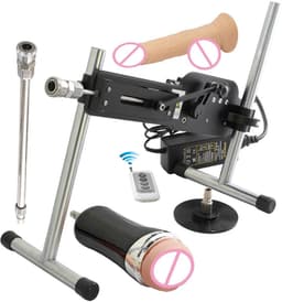 Lifero Sex machine - Stotende Dildo - Mannen en vrouwen - Sex speeltjes - Inclusief Dildo’s, Pussy & Verlengstukken - Verstelbaar — thumbnail 4