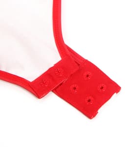 Sexy Lingerie Body Dames – Luxe Lingerie – Rood – Wetlook Lingerie met Cut-Out Detail – Lak – Latex – Erotische Lingerie – Bodysuit – Lingerieset – Kinky – Erotische Body – BDSM – Shapewear Corset – Leer – PU Top – Dare to Undress Maat S, M, L, XL — thumbnail 10