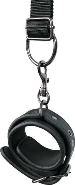 EasyToys - Over the Door Wrist Cuffs - Duurzaam - Bondage Set - Handboeien - BDSM Set - BDSM Toys - Rollenspel Erotiek - Erotisch Spel - Sex Toys voor Vrouwen en Mannen - Zwart — thumbnail 7