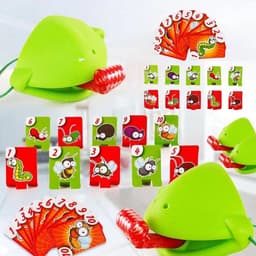 Kikkerspel Tongspel - Interactief Spel - Feestjes Spelen - Snelheidsspel - Voor 2 of 4 spelers - Meerdere kleuren — thumbnail 2