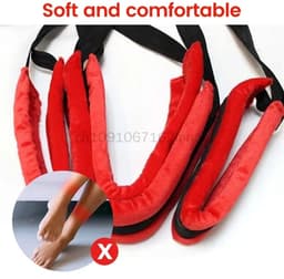Velmio Sex schommel - Bondage set - Stevig - Sexspeeltjes Voor koppels - Rood/Zwart - 5 Extra zachte kussens — thumbnail 5