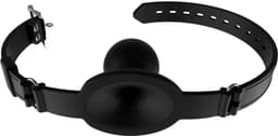 Oneay Siliconen mondknevel met ademgat – Verstelbaar BDSM accessoire – Geschikt voor diepe keeltraining en erotisch spel voor mannen, vrouwen en stellen — thumbnail 4