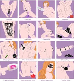 Seksspeelgoed Set 16-Delig – Valentijnscadeau voor Koppels | Vibrator, Butt Plug, Anale Kralen, Masturbator & Glijmiddel | Erotisch Cadeau Vrouw & Man | Discreet Verpakt — thumbnail 3