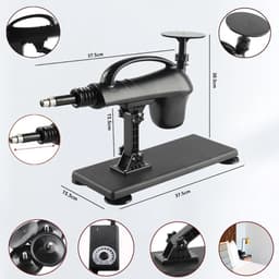 Norvia - Sex machine met 8 opzetstukken - Neuk machine Voor man en vrouw - Fuck machine - Afstandsbediening - Discreet verzonden — thumbnail 4