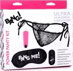 XR Brands - Power Panty - Lace Panties, Bullet Vibrator and Blindfold — thumbnail 6