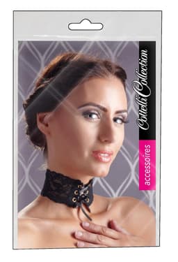 Zwarte choker van kant — thumbnail 7