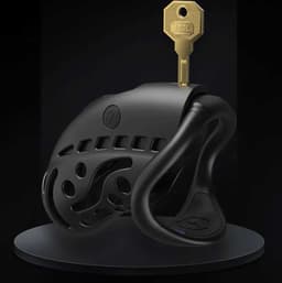 Urethrale E-stim stimulerende kuisheidskooi - Penisplug - Cockring - Schok - Stroom - 3 verschillende ringen - Lock - Slot - Scrotum - One size — thumbnail 4