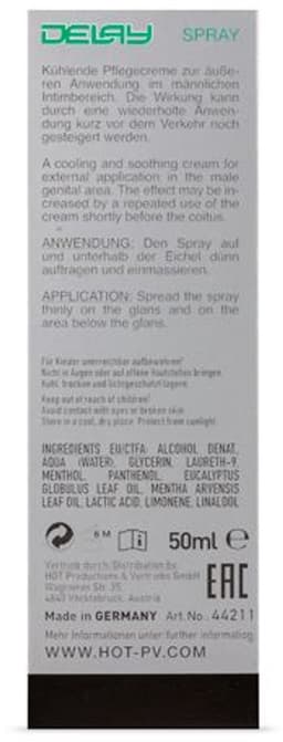 Hot-Hot Delay Spray 50Ml-Creams&lotions&sprays — thumbnail 3