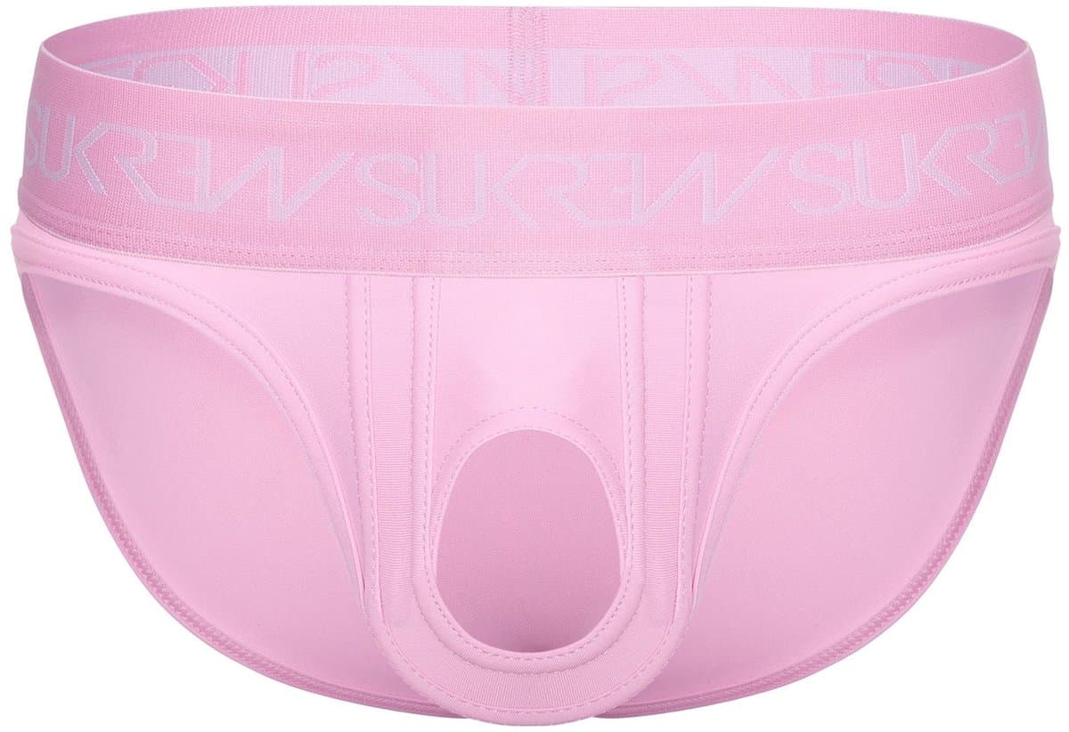 SUKREW U-Style Brief Summer Pink - MAAT L - Erotisch Heren Ondergoed - Slip voor Man - Sexy mannen Slip — afbeelding 1