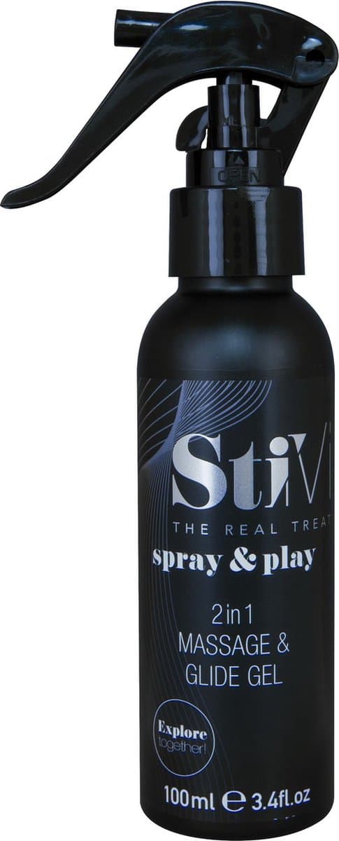 StiVi - Spray&Play 2in1 Massage & Glijmiddel - 100 ml — afbeelding 1