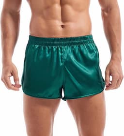 Sexy Heren Ondergoed Short – Glanzend Satijnachtig Comfort met Verleidelijke Look — thumbnail 2