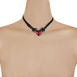 Alchemy Gothic Blood Heart Choker standaard Staal - — thumbnail 3