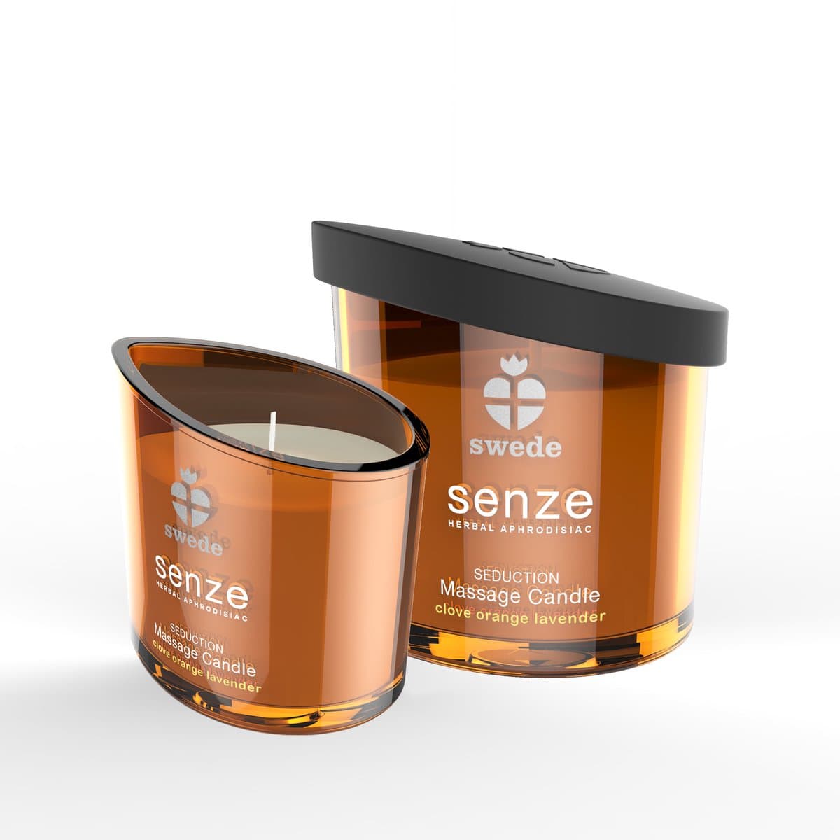 Massageolie Kaars Variatiepak 3 st Swede Seduction Oranje Lavendel — afbeelding 1