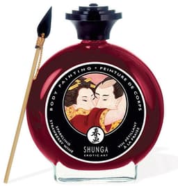 Shunga - Eetbare Bodypaint - Strawberry Wine — thumbnail 8