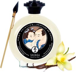 Shunga - Eetbare Bodypaint - Vanilla Chocolate Temptation — thumbnail 1