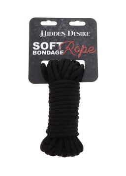 Hidden Desire - Bondage Rope 10M - Bondage / SM Rope and tape Zwart — thumbnail 4