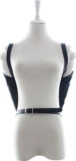 Kunstleren Armbinders - Zwart — thumbnail 2