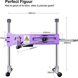 Pro 1 Premium Seksmachine 2.0 Smart APP met dildo en remote Paars — thumbnail 16