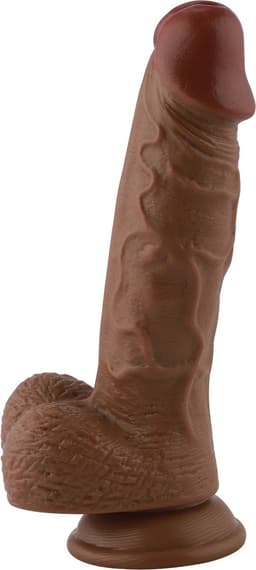 Dildo EZfunLok voor Auxfun Plus Seksmachine Bruin 21 cm — thumbnail 19