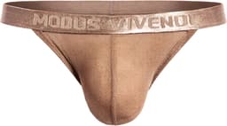 MODUS VIVENDI Mesh Through Tanga Brief Skin - MAAT L - Erotisch Heren Ondergoed - Slip voor Man - Sexy mannen Slip — thumbnail 1