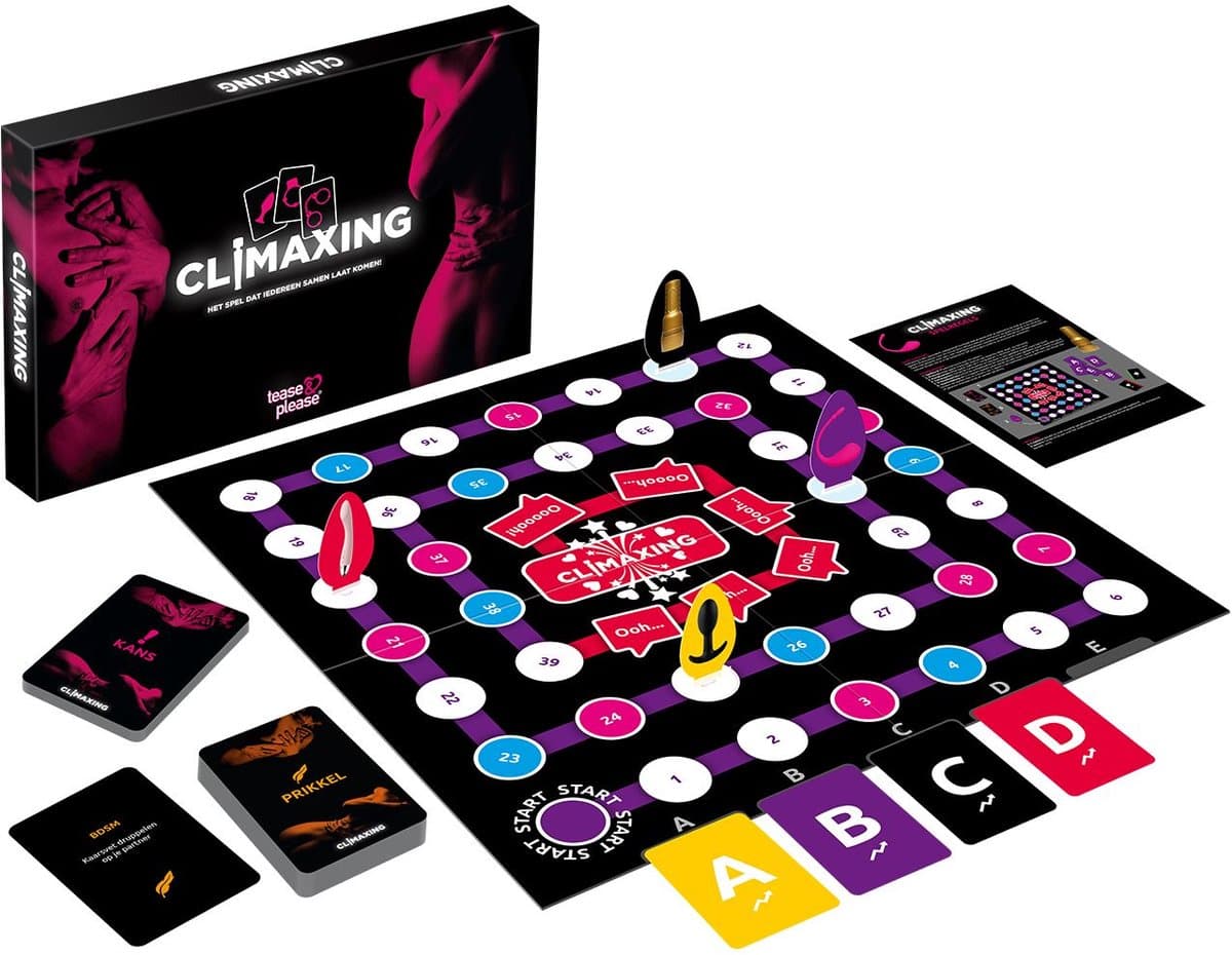 Tease & Please - Climaxing - Erotisch Spel - Bordspellen - Bordspellen voor Volwassenen - Erotisch Bordspel - Erotiek - Spannend Valentijnscadeau - Cadeau voor Man en Vrouw - Nederlands — afbeelding 1