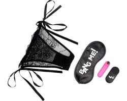 XR Brands - Power Panty - Lace Panties, Bullet Vibrator and Blindfold