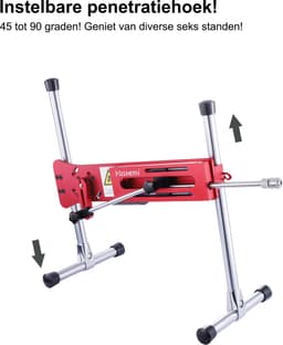 Pro 1 Premium Seksmachine 2.0 Smart App met dildo en afstandsbediening Rood — thumbnail 15