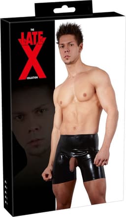 Mannen Latex Broek zwart S — thumbnail 3