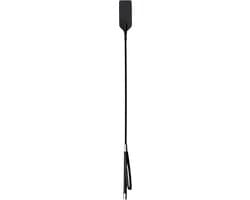EasyToys - Zweep SM met Lange Steel - Zweep Sex Musthave voor SM liefhebber - Kinky Zweep met Lange Steel - BDSM - Zwart — afbeelding 1