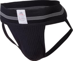 MM Sports The Original No. 10 Swimmer/Jogger Jockstrap 3 inch Black - MAAT XXL - Heren Ondergoed - Jockstrap voor Man - Mannen Jock — thumbnail 1