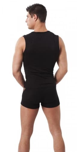 Nooitmeersaai - Boxershort met visnet - Polyamide - Zwart - Maat M/L — thumbnail 2