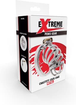 Hidden Desire - Extreme Chastity Cock Cage Metal — thumbnail 1
