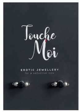 TOUCHEMOI fake tepelpiercing Venus Silver | nikkelvrij tepeljuweel van DQ staal | fake piercings zonder magneten — thumbnail 3