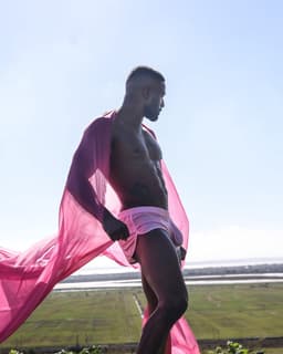 SUKREW Net Shorts Summer Pink - MAAT XXL — thumbnail 2