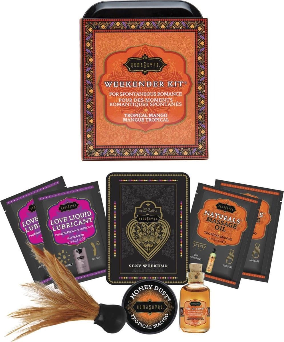 Kamasutra Erotische Massage Geschenkset Weekender Kit Tropical Mango — afbeelding 1