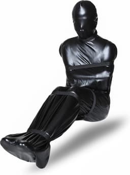 Banoch - bondage sack bodybag - Large - rits banden - pu Leer — thumbnail 1