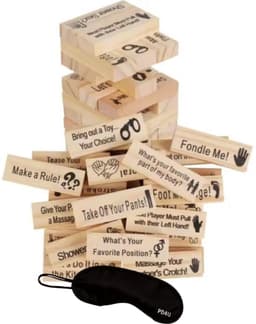 Romantisch Koppelspel – Date Night Blokken – Spel voor Stellen – Valentijn Cadeau – Intiem en Speels – Liefdesspelletjes voor Relaties - Inclusief Blinddoek — thumbnail 1